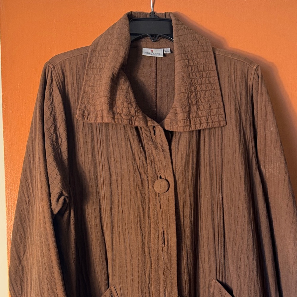 Cheyenne Chocolate Brown Jacket. Very unique! - Picture 3 of 8
